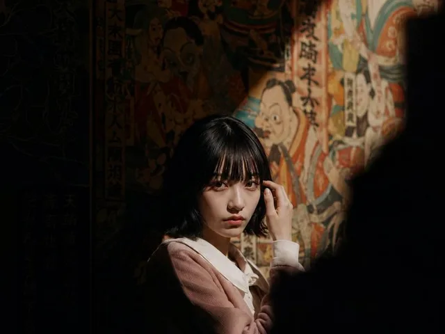 Cinematic Exhibition Room Portrait preview image 1