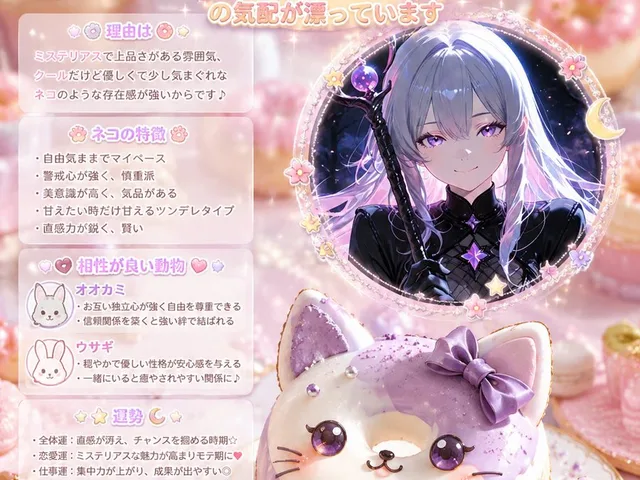 Kawaii Cat Donut Diagnosis Poster preview image 1