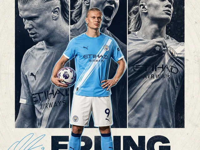 Manchester City Haaland Poster preview image 1