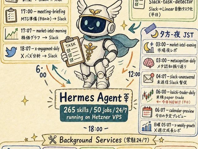 Hermes Agent Sketchnote Infographic preview image 1