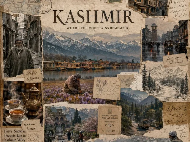 Kashmir Archival Travel Journal Collage preview image 1