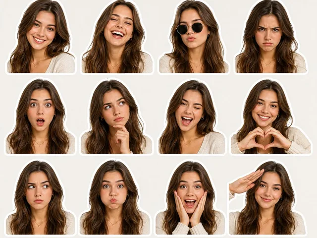 Expressive Woman Emoji Sticker Pack preview image 1