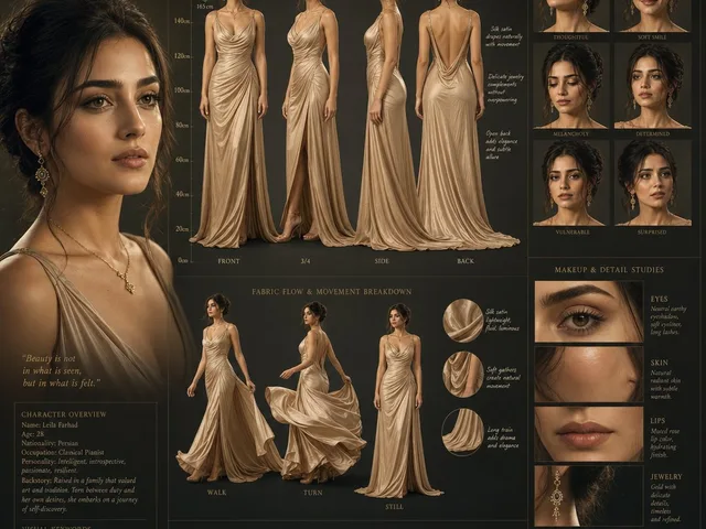 Cinematic Character Design Board preview image 1
