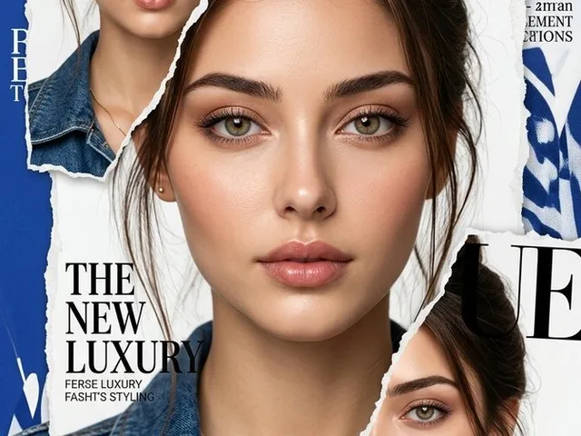 Luxury Vogue Fashion Editorial Poster preview image 1