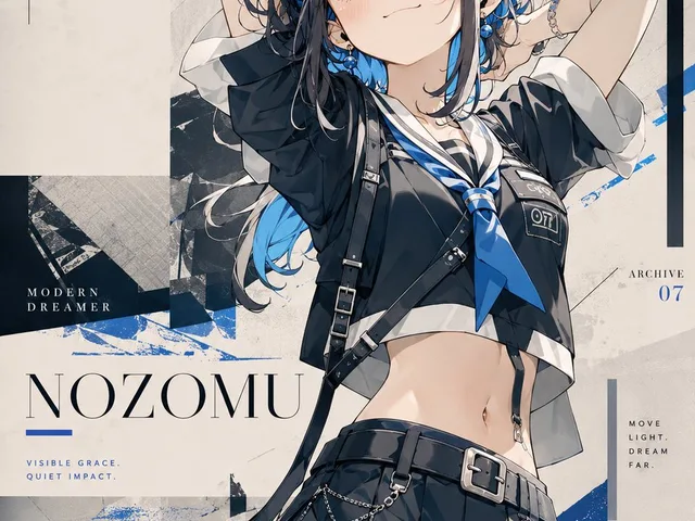 Anime Fashion Poster Nozomu preview image 1