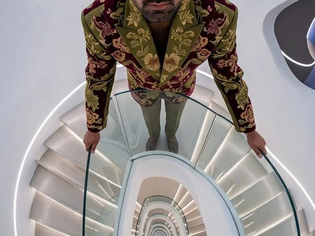 Fisheye Staircase Fashion Editorial preview image 1