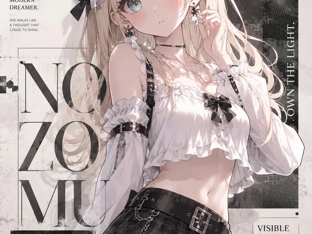 Anime Fashion Magazine Poster preview image 1