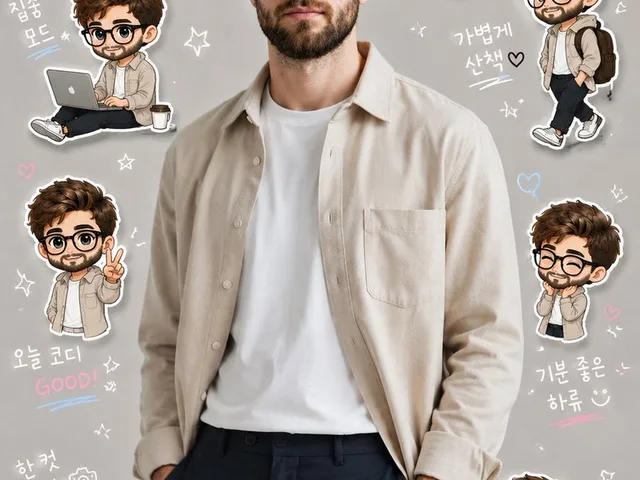 Korean Chibi Sticker Diary preview image 1