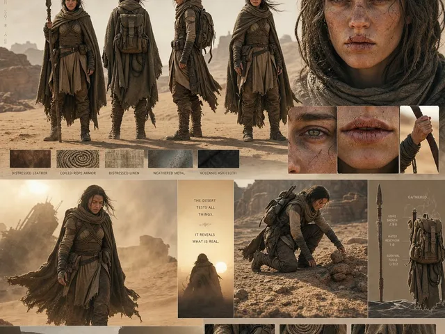 Desert World Cinematic Character Board preview image 1
