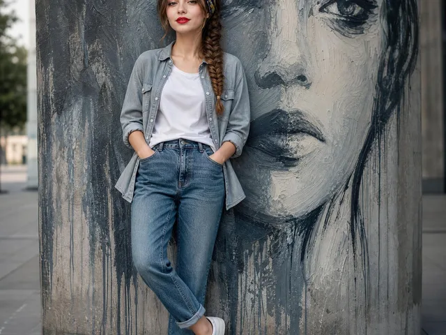 Fashion Mural Editorial Portrait preview image 1