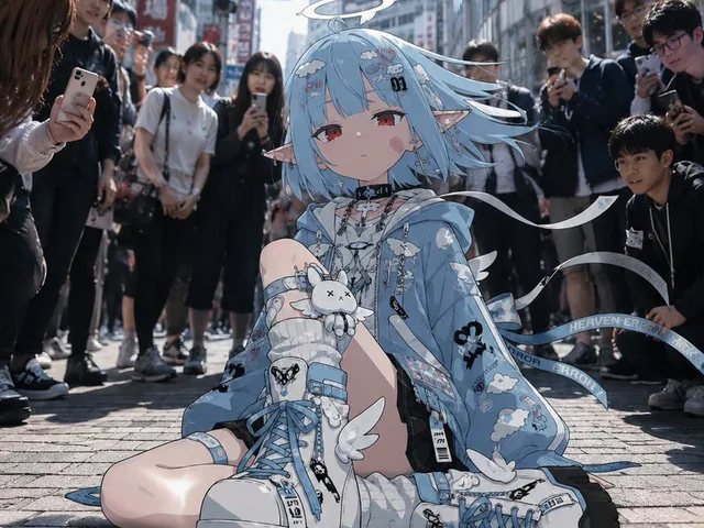 Anime Character in Real Tokyo Street preview image 1