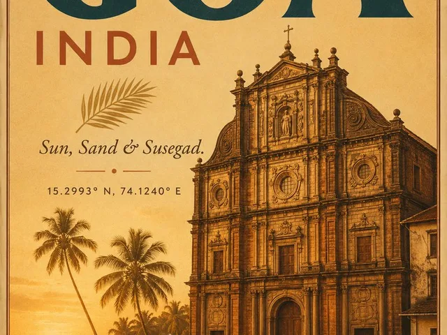 Vintage Goa Travel Poster preview image 1
