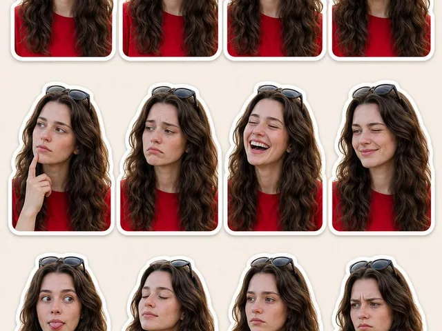 Woman Portrait Sticker Pack preview image 1
