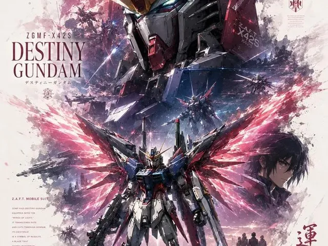 Mecha Anime Poster Art preview image 1