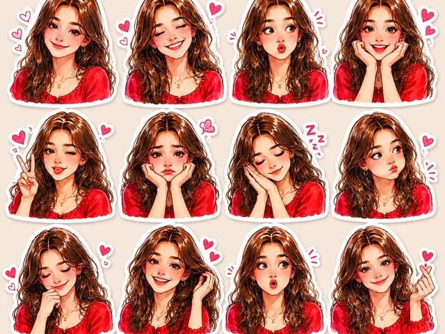 Kawaii Anime Sticker Sheet preview image 1
