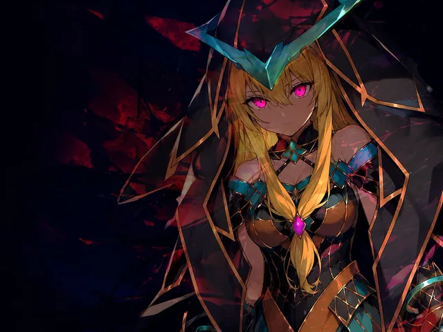 Dark Fantasy Anime Sorceress preview image 1
