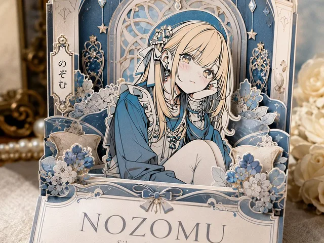 Anime Pop-Up Business Card preview image 1