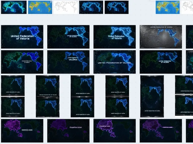 Fictional World Map Attempts Collage preview image 1