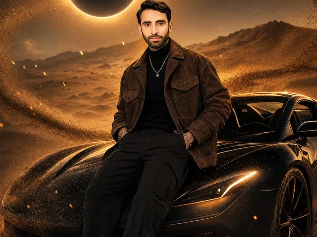 Eclipse Desert Sports Car Portrait preview image 1