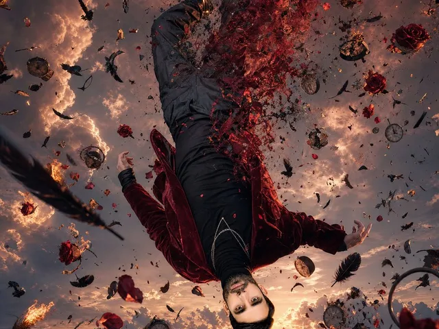 Upside-Down Surreal Falling Man preview image 1
