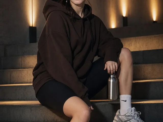 Night Urban Fitness Portrait preview image 1