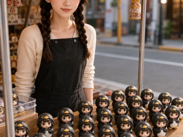 3D Chibi Toy Vendor Portrait preview image 1