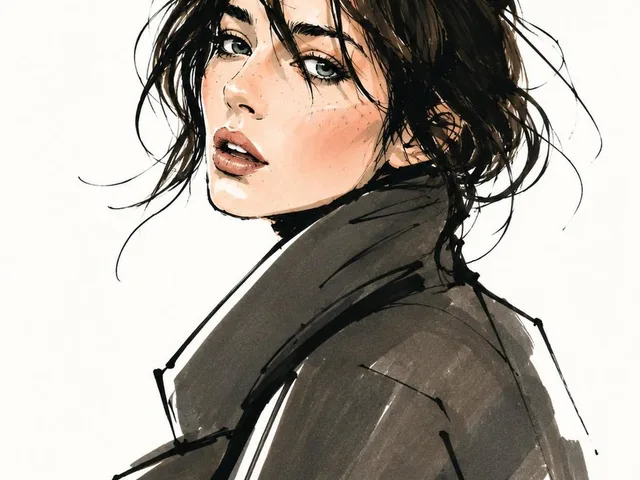 Vogue Style Fashion Sketch preview image 1