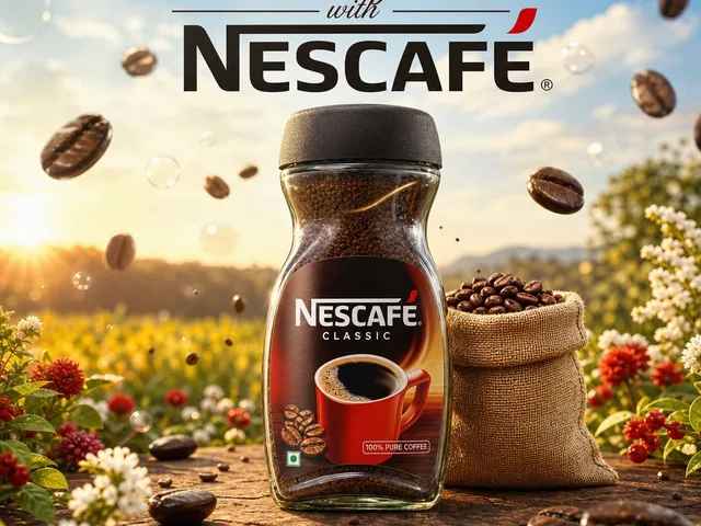 Cinematic Nescafé Product Advertisement preview image 1