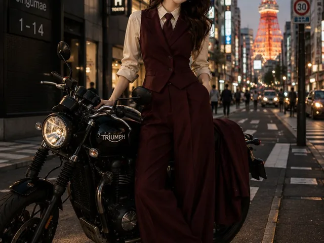 Tokyo Blue Hour Motorcycle Editorial preview image 1