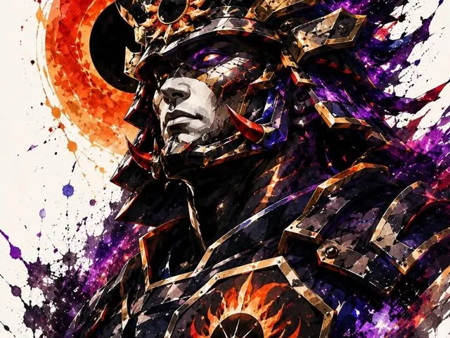 武士水彩肖像 preview image 1