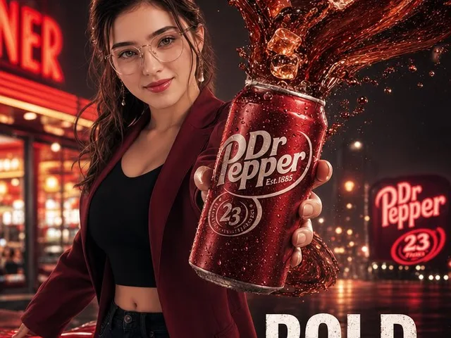 Cinematic Dr Pepper Diner Ad preview image 1