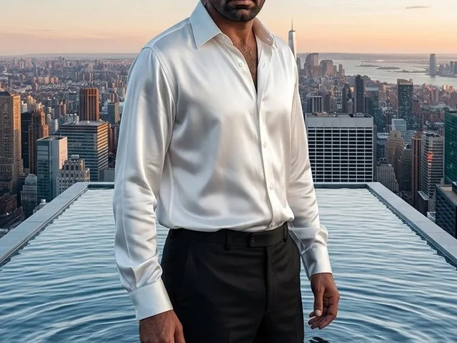 Surreal Rooftop Infinity Pool Portrait preview image 1
