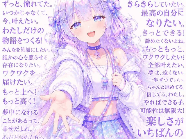 Pastel Anime Inner Monologue Poster preview image 1
