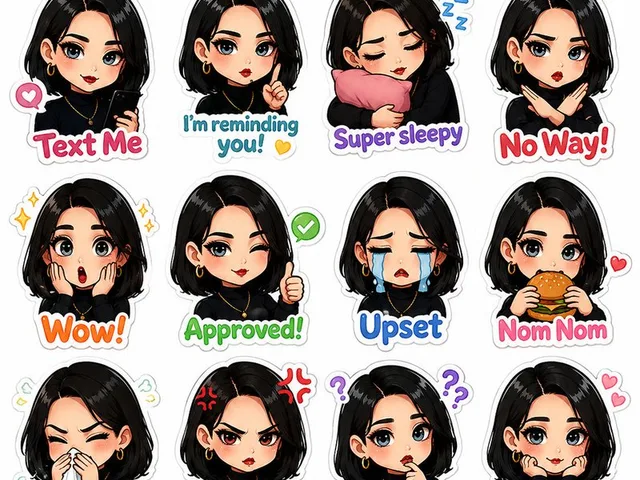 Personalized Chibi Sticker Pack preview image 1