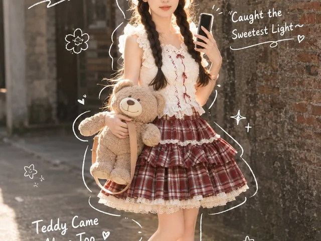 Japanese Lolita Street Style Selfie preview image 1