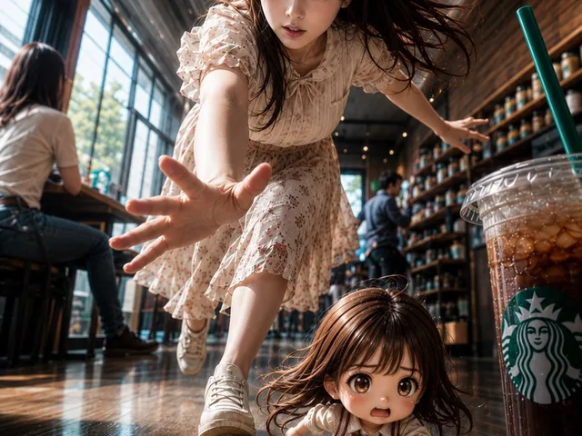 Dynamic Cafe Chibi Chase Portrait preview image 1