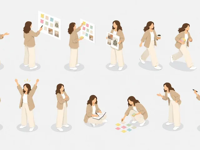 Isometric Presenter Pose Sheet preview image 1