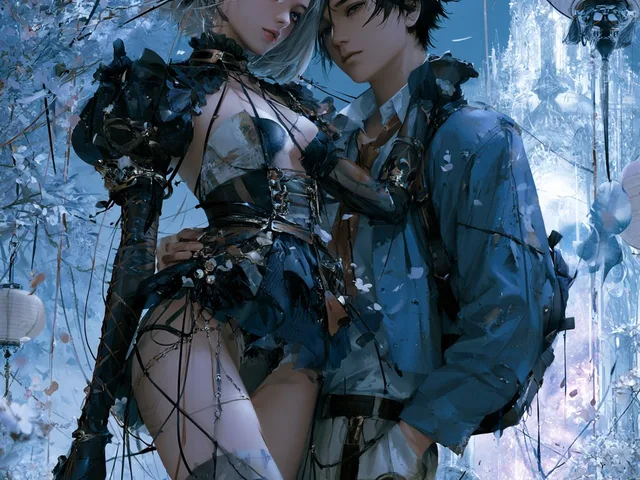 Moonlit Isekai Couple Cover preview image 1