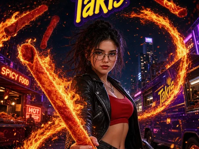 Fiery Takis Action Poster preview image 1