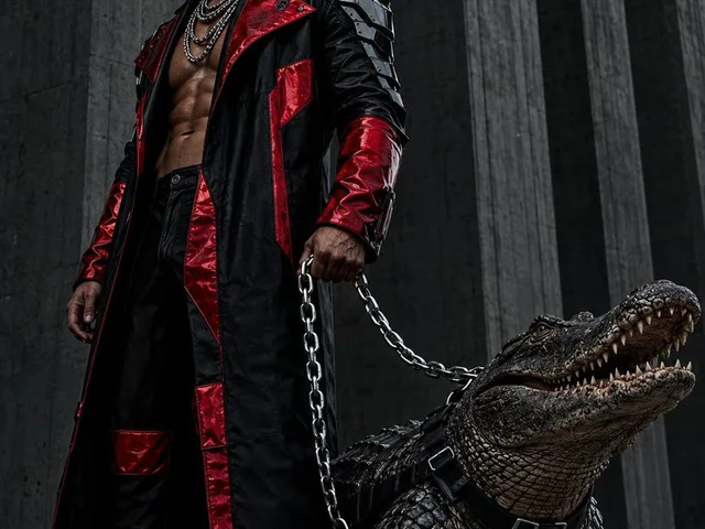 Brutalist Fashion with Alligator preview image 1