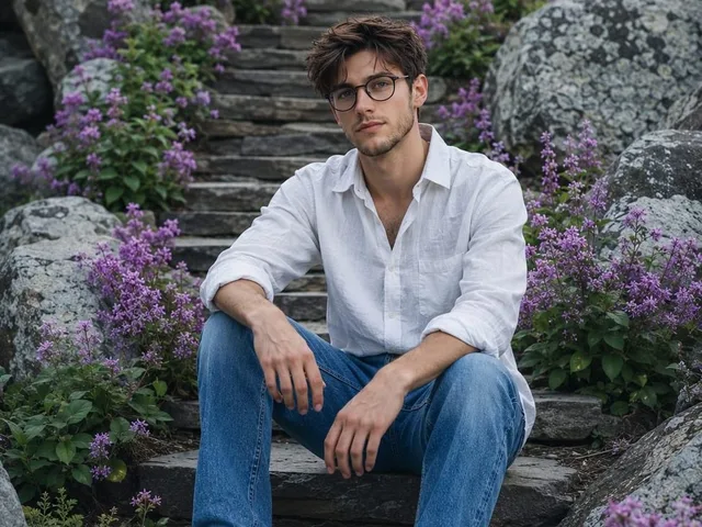 Cinematic Mountain Garden Portrait preview image 1
