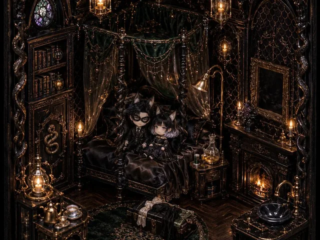 Gothic Chibi Dollhouse Chamber preview image 1