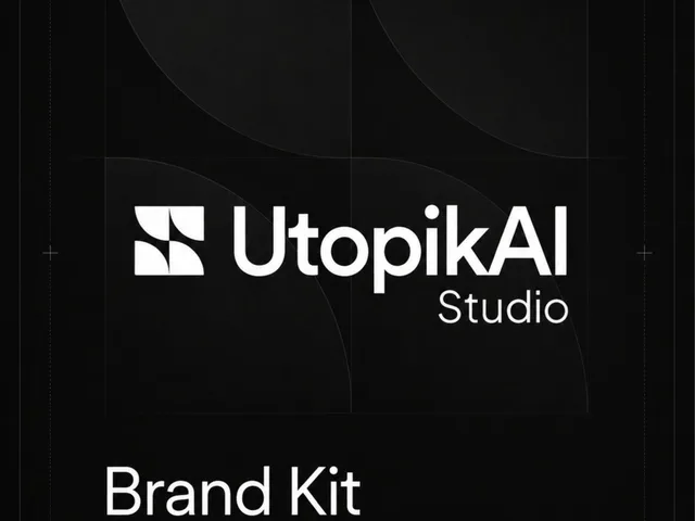 Monochrome AI Studio Brand Kit Cover preview image 1