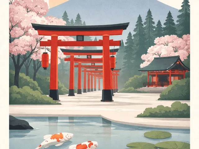 Ancient Japan Travel Poster preview image 1
