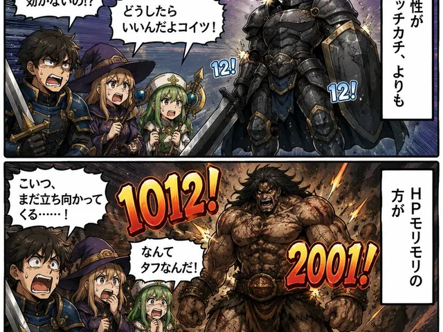 两幅幻想伤害数字漫画 preview image 1