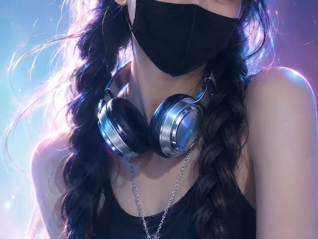 Neon Cyber Streetwear Portrait preview image 1