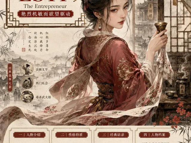 Classical Character MBTI Infographic Poster preview image 1