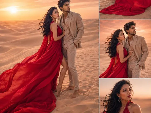 Luxury Desert Fashion Magazine Layout preview image 1