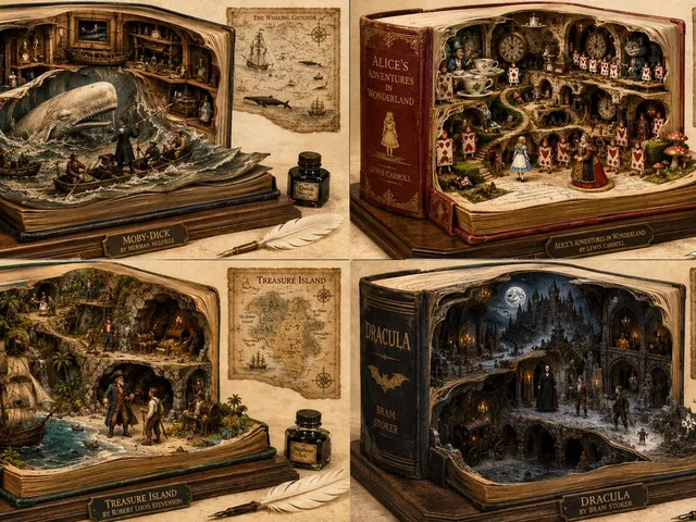 Magical Fantasy Book Diorama Grid preview image 1