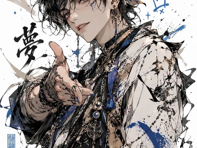 Censored Anime Ink Fashion Portrait preview image 1